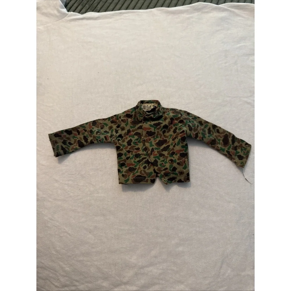Vintage 1960's GI Joe Action Soldier Camouflage Uniform Shirt Fatigues Japan